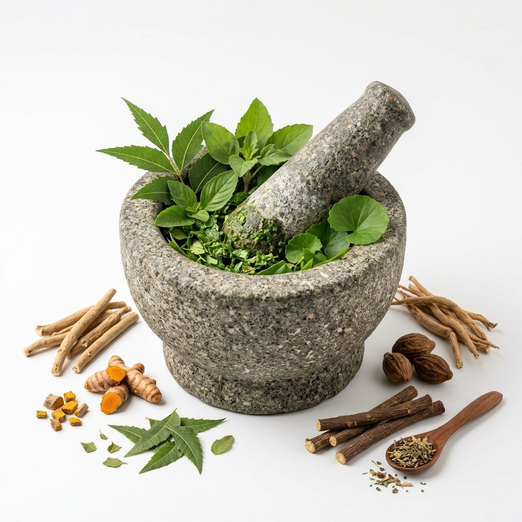 Ayurvedic Mortar Pestle